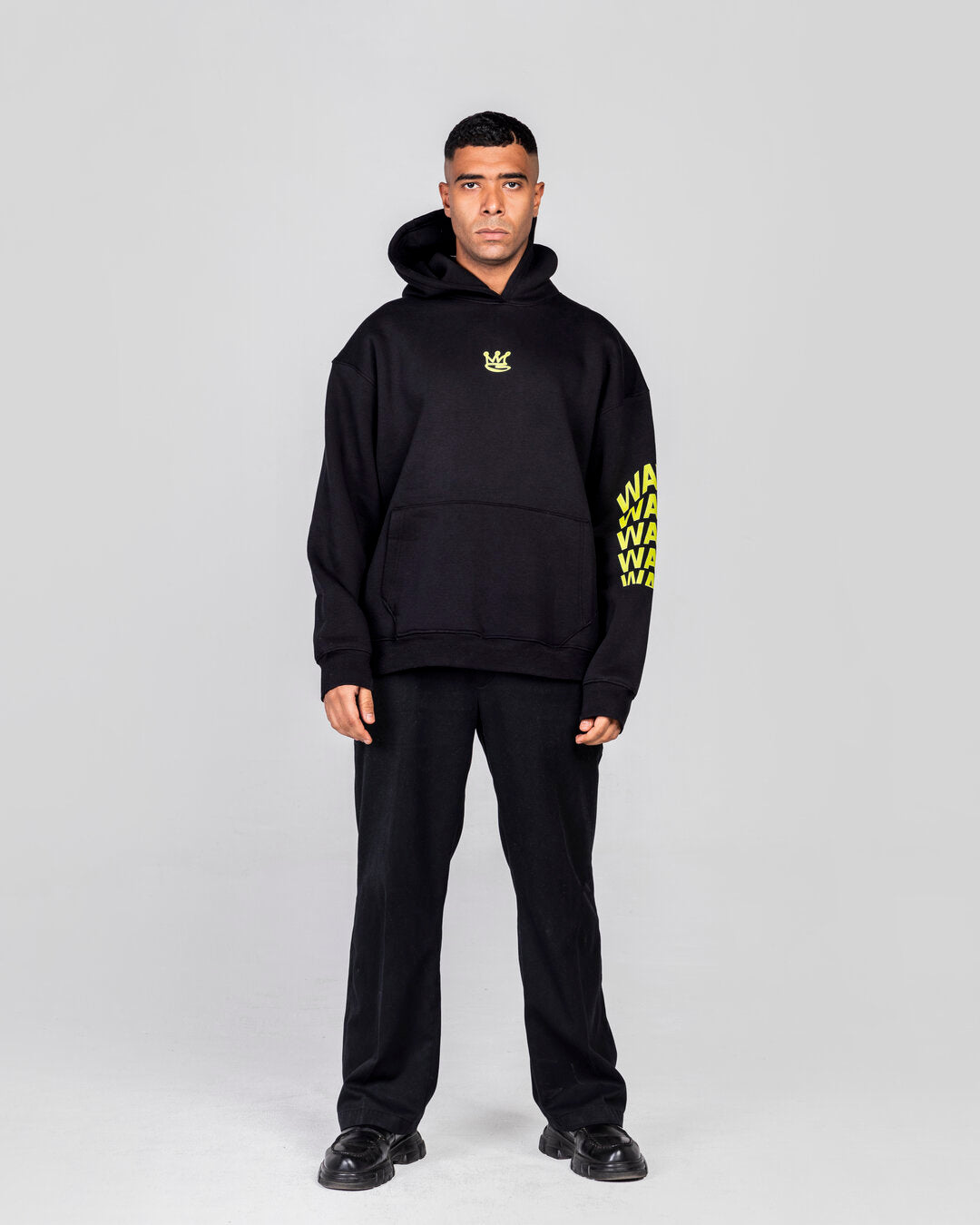 Black Flaring Hoodie