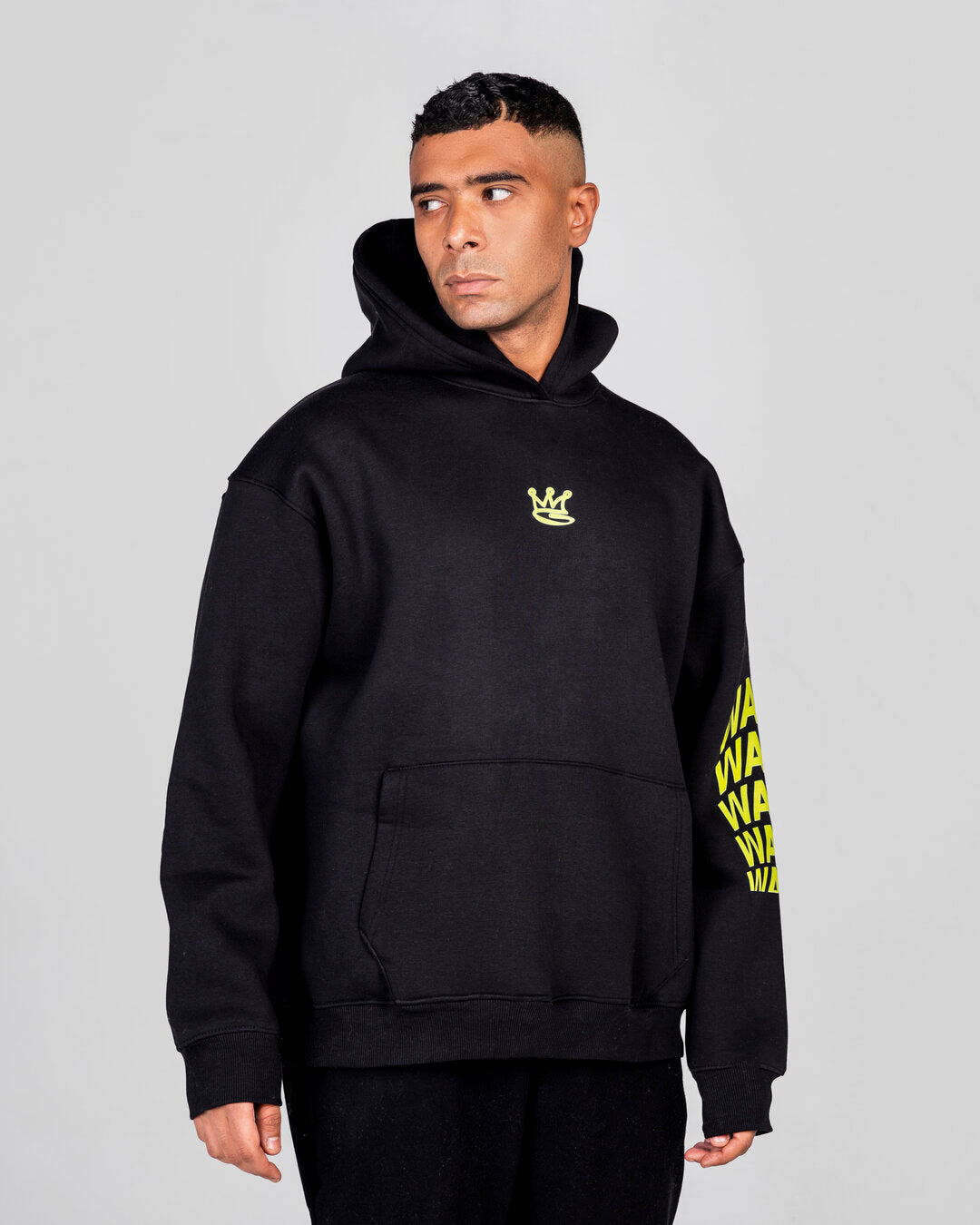 Black Flaring Hoodie