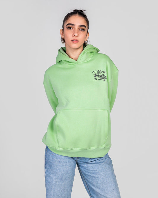 Jaanzi Light Green Hoodie