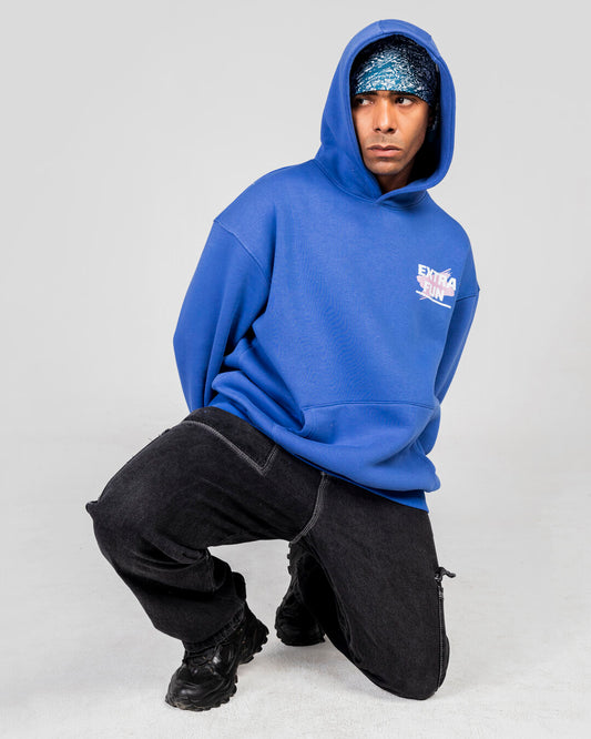Blue Extra Fun Hoodie