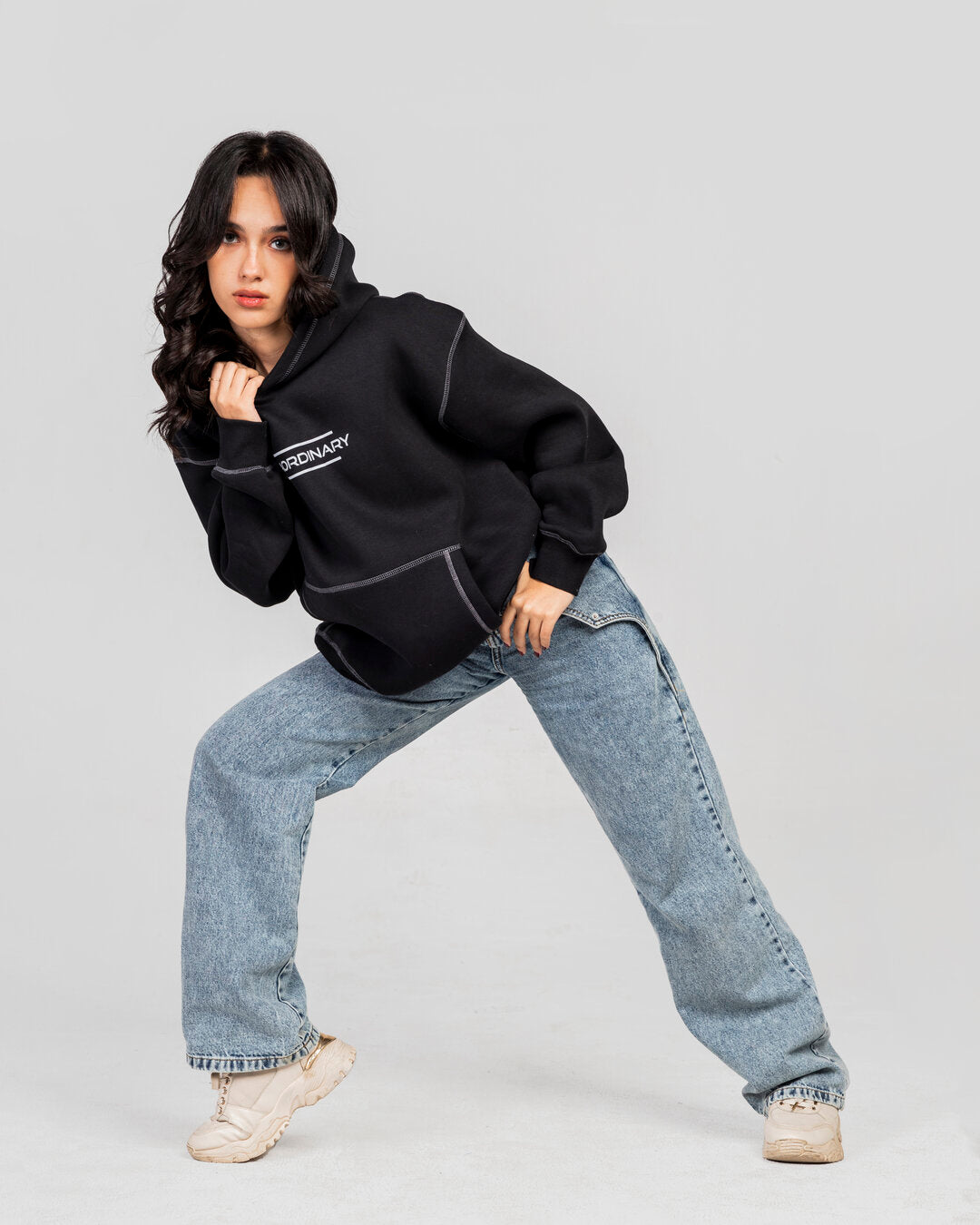 Black Extraordinary Hoodie